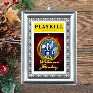 The Addams Family Broadway Musical Playbill‎ Christmas Tree Ornament